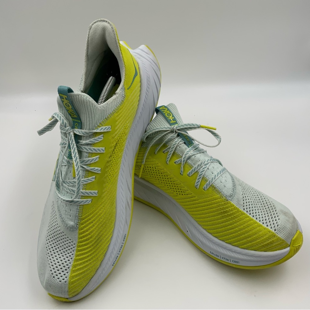 Hoka One One Men’s Carbon X 3 Lime Color (BSEP) Shoes. Size 13.